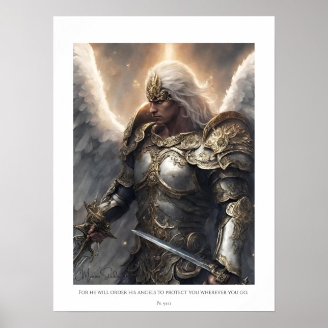 He orders His angels. Poster (Front)