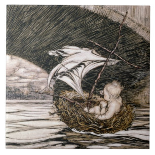'He Passed Under the Bridge and Came Within Full S Tile