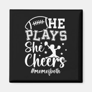 He Plays She Cheers Mum Of Both Cheer And Football Magnet