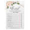 He Said She Said Pink Blush Bridal Shower Game 