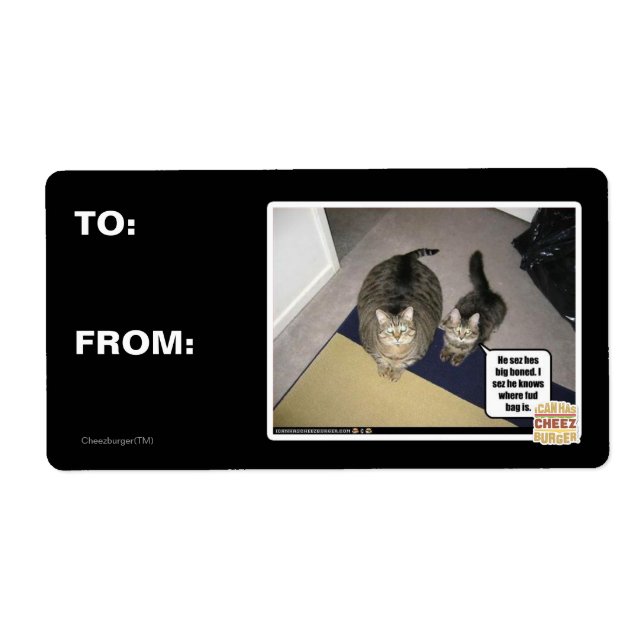 He sez hes big boned. (Front)