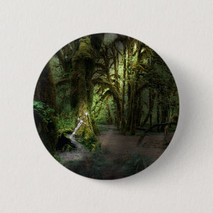 He shall be king 6 cm round badge