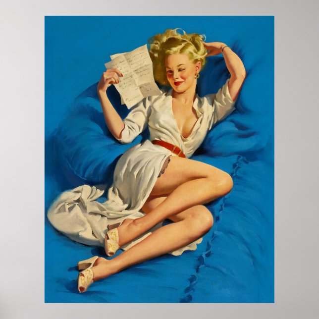 He Thinks Im Too Good to Be True Pin-Up Poster (Front)