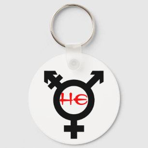 He Transgender Key Ring