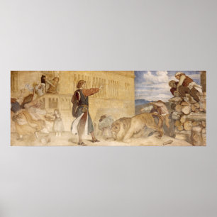 He Treated the Lions as though he was joking Poster