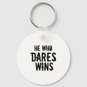 HE WHO DARES WINS KEY RING