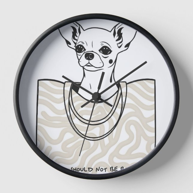 He Who Should Not Be Bagged Clock (Front)