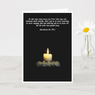 He Will Wipe Every Tear: A Christian Sympathy Card