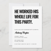 He Worked His Whole Life For This Party Retirement