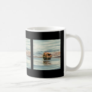 Head Above Water Turtle Ocean Wildlife Art Coffee Mug