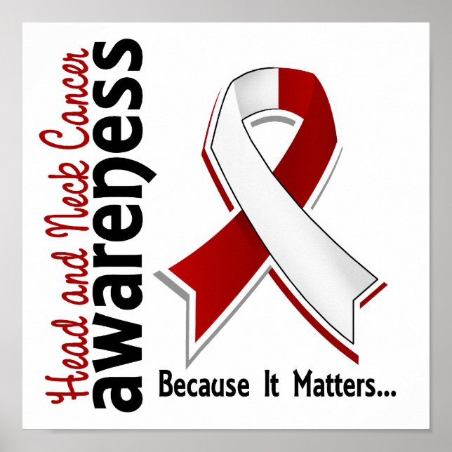 Head and Neck Cancer Awareness 5 Poster (Front)