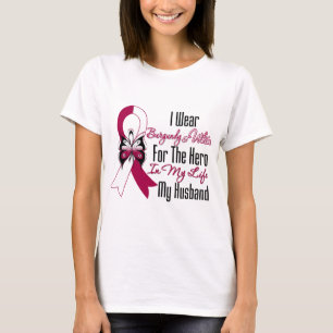 Head and Neck Cancer Hero My Husband T-Shirt