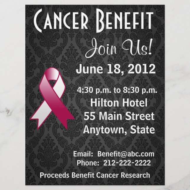 Head and Neck Cancer Personalised Benefit Flyer (Front)