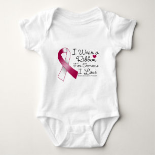 Head and Neck Cancer Ribbon Someone I Love Baby Bodysuit