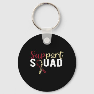 Head And Neck Cancer Suprt Squad Key Ring