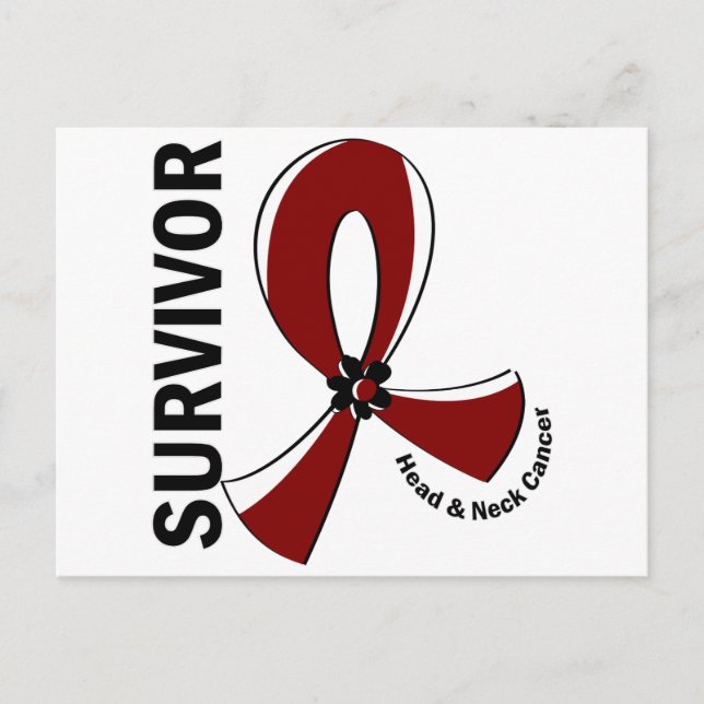 Head and Neck Cancer Survivor 12 Postcard (Front)