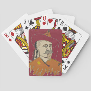 Head-And-Shoulders Portrait Of Buffalo Bill Playing Cards