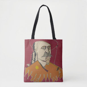 Head-And-Shoulders Portrait Of Buffalo Bill Tote Bag