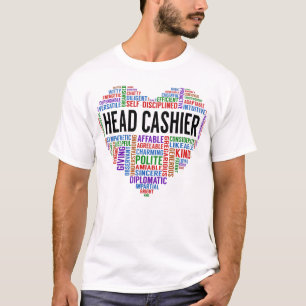 Head Cashier Heart T-Shirt