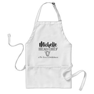 Head chef designed for your home sheep standard apron