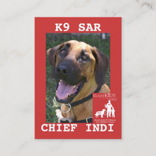 head-chief, KlassKids Search Team LEFT CHEST 20... Calling Card