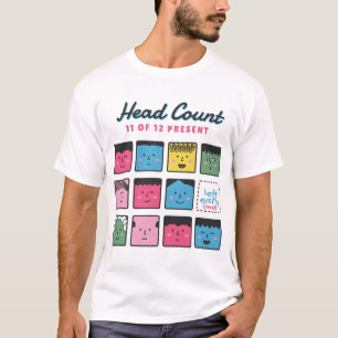 Head Count Funny Introvert Left Early T-Shirt