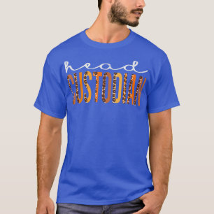 Head Custodian leopard Squad Cute Fall Autumn Than T-Shirt
