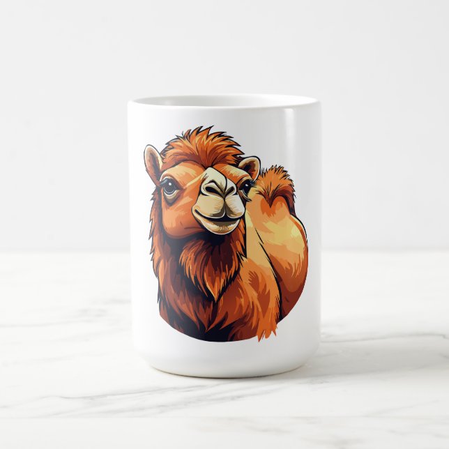 Head dromedary camel coffee mug (Center)
