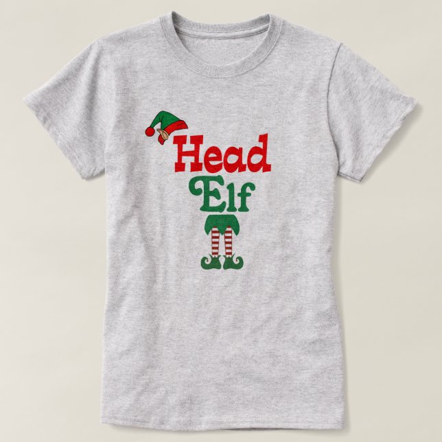 Head Elf T-Shirt (Design Front)