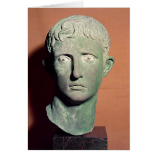 Head from a full length statue of Emperor