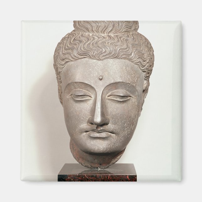 Head from a statue of the Buddha, from Magnet (Front)