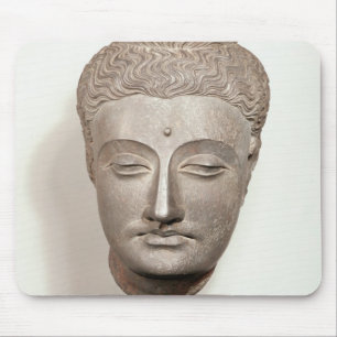 Head from a statue of the Buddha, from Mouse Pad