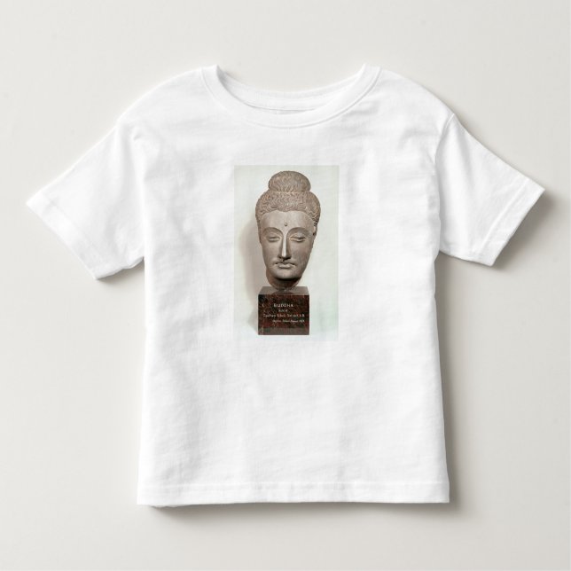 Head from a statue of the Buddha, from Toddler T-Shirt (Front)
