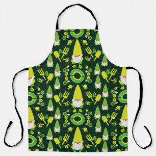 Head Garden Gnome Gardener Apron
