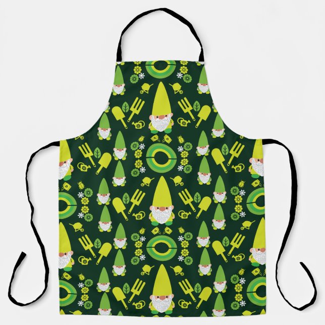 Head Garden Gnome Gardener Apron (Front)