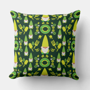 Head Garden Gnome Gardener Cushion