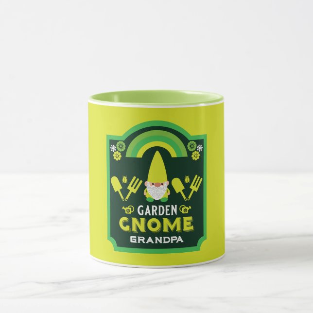 Head Garden Gnome Gardener Mug (Center)