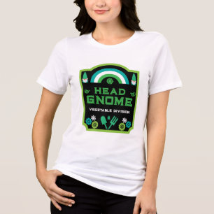 Head Garden Gnome Gardener Tri-Blend Shirt
