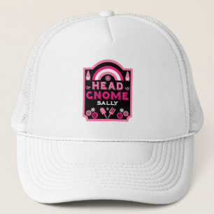 Head Garden Gnome Gardener Trucker Hat