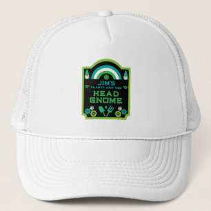 Head Garden Gnome Gardener Trucker Hat