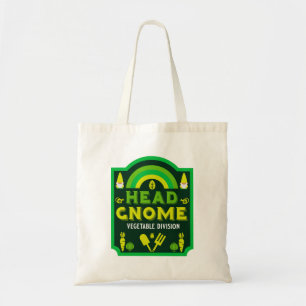 Head Garden Gnome Vegetable Garden Tote Bag