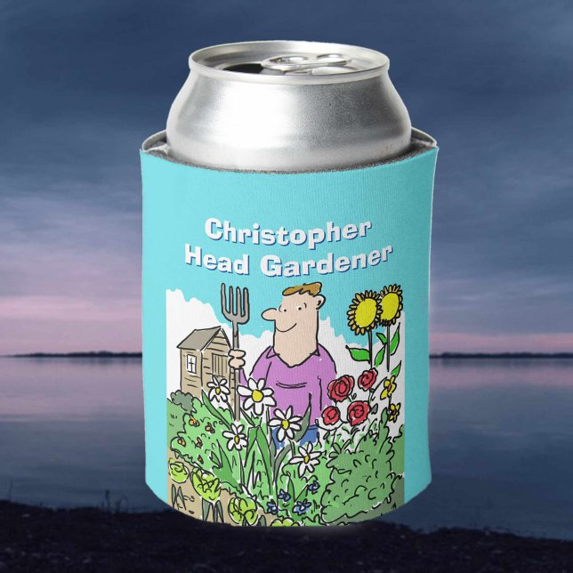 Head Gardener. Add your Name Choice. Can Cooler (Creator Uploaded)