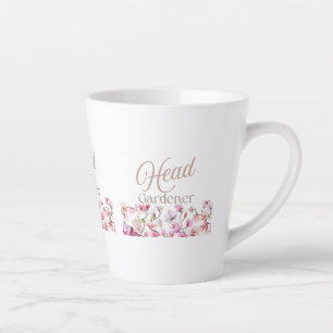 Head Gardener Floral Mother’s Day & Birthday Gift Latte Mug