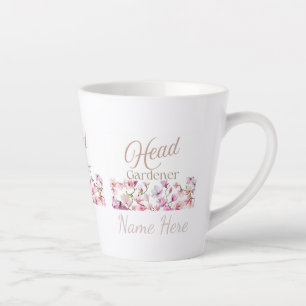 Head Gardener Floral Mother’s Day & Birthday Gift Latte Mug