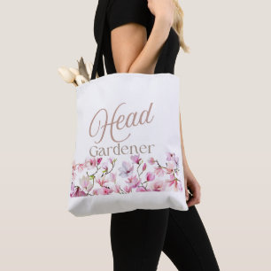 Head Gardener Floral Mother’s Day & Birthday Gift Tote Bag