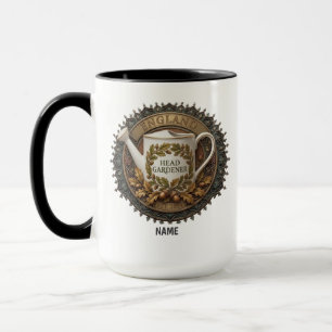 Head Gardener Personalised British Heritage Wate Mug