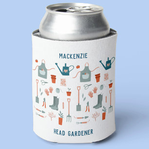 Head Gardener Personalised Can Cooler