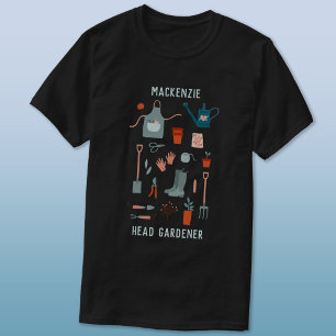 Head Gardener Personalised T-Shirt