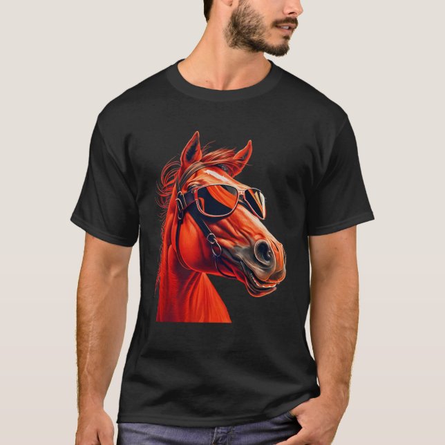 Head Horses  Humorous Sunglasses  2 T-Shirt (Front)