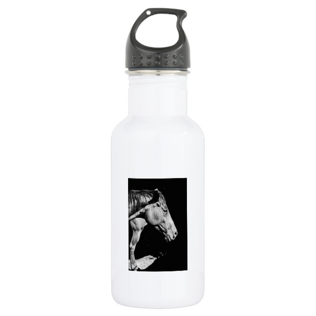head horse's leg 532 ml water bottle (Front)